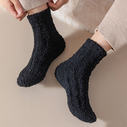 Winterschlafsocken aus Korallenfleece (7 Paar) - image 10