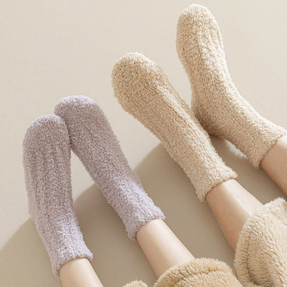Winterschlafsocken aus Korallenfleece (7 Paar) - image 8
