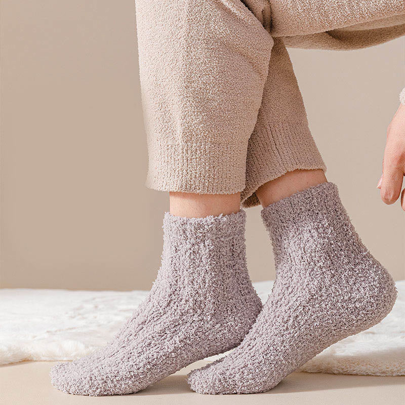 Winterschlafsocken aus Korallenfleece (7 Paar) - image 11