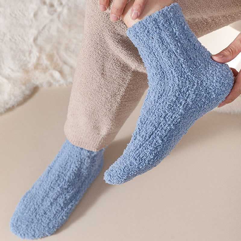Winterschlafsocken aus Korallenfleece (7 Paar) - image 13