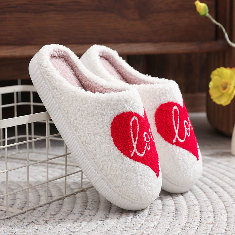 Plus Size Love Heart Hausschuhe - image 5