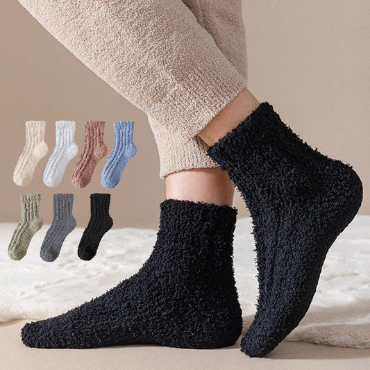 Winterschlafsocken aus Korallenfleece (7 Paar) - image 0