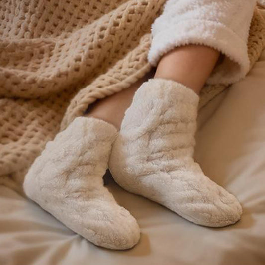 Warmhaltende Schlafsocken aus Korallenfleece (3 Paar) - image 0