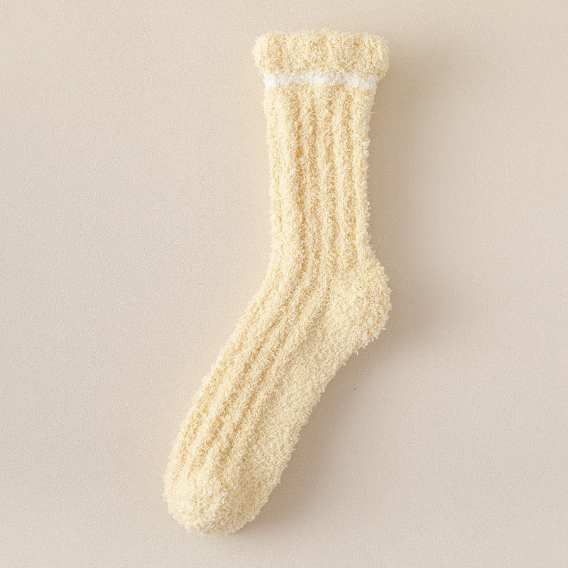 Weiche, anschmiegsame Schlafsocken (4 Paar) - Gelb - EU36-40 (US3-7) - image 13