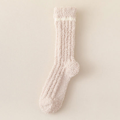 Weiche, anschmiegsame Schlafsocken (4 Paar) - Aprikose - EU36-40 (US3-7) - image 11