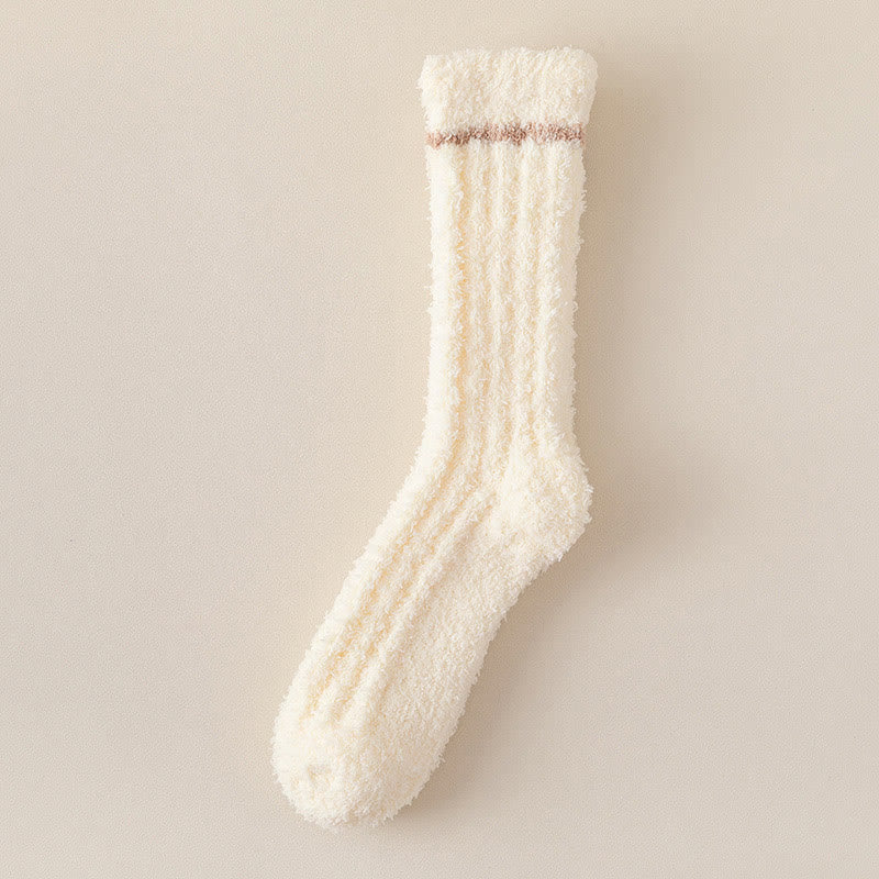 Weiche, anschmiegsame Schlafsocken (4 Paar) - Beige - EU36-40 (US3-7) - image 14