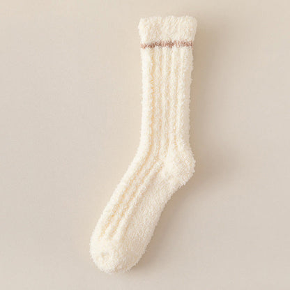 Weiche, anschmiegsame Schlafsocken (4 Paar) - Beige - EU36-40 (US3-7) - image 14