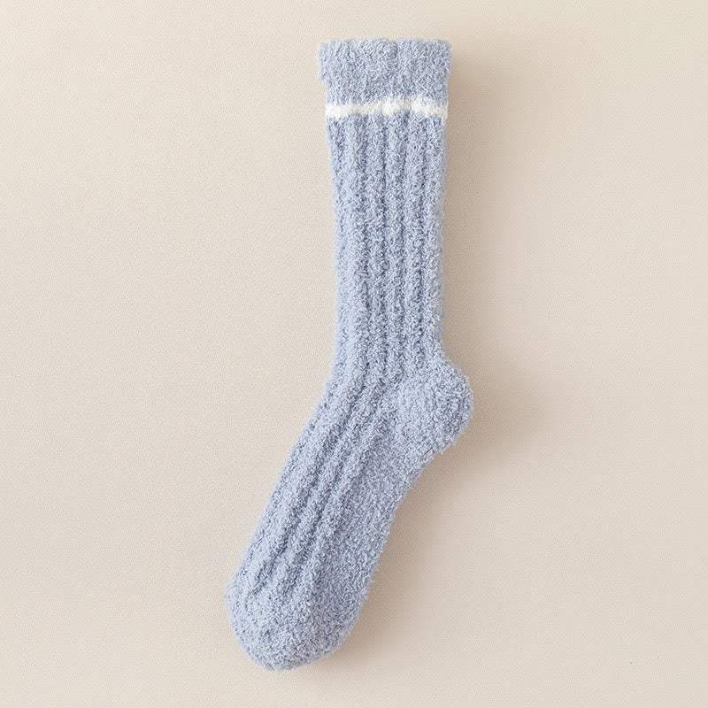 Weiche, anschmiegsame Schlafsocken (4 Paar) - Blau - EU36-40 (US3-7) - image 16
