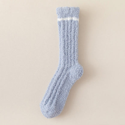 Weiche, anschmiegsame Schlafsocken (4 Paar) - Blau - EU36-40 (US3-7) - image 16