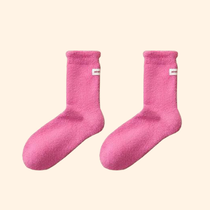Flexible, weiche Schlafsocken (3 Paar) - Dunkelrosa - EU36-43 (US3-9) - image 12