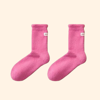 Flexible, weiche Schlafsocken (3 Paar) - Dunkelrosa - EU36-43 (US3-9) - image 12