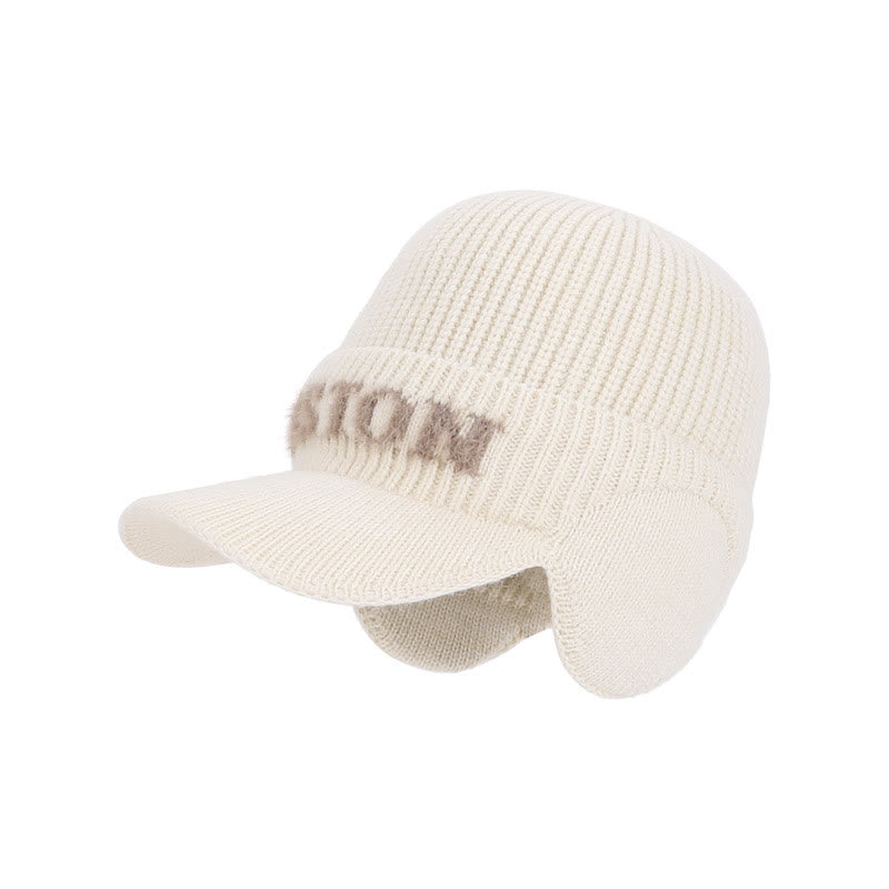 Plusoc Alphabet Warm Beanie - Beige - Einheitsgröße - image 10