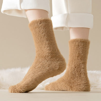 Schlafsocken in Unifarben und vielseitigem Stil (3 Paar) - image 5
