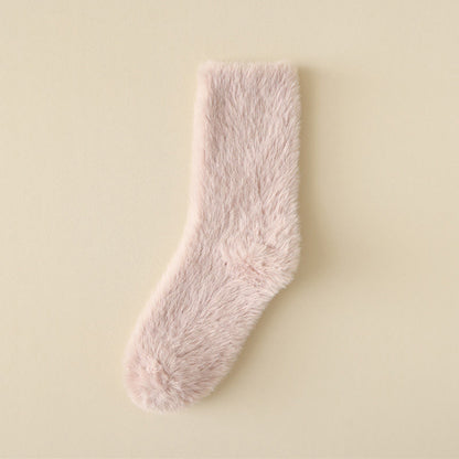 Schlafsocken in Unifarben und vielseitigem Stil (3 Paar) - Rosa - EU36-43 (US3-9) - image 13