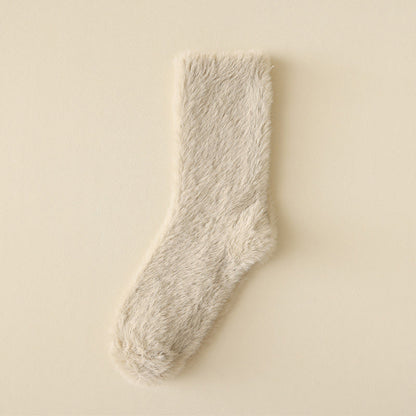 Schlafsocken in Unifarben und vielseitigem Stil (3 Paar) - Aprikose - EU36-43 (US3-9) - image 18