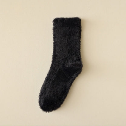 Schlafsocken in Unifarben und vielseitigem Stil (3 Paar) - Schwarz - EU36-43 (US3-9) - image 14
