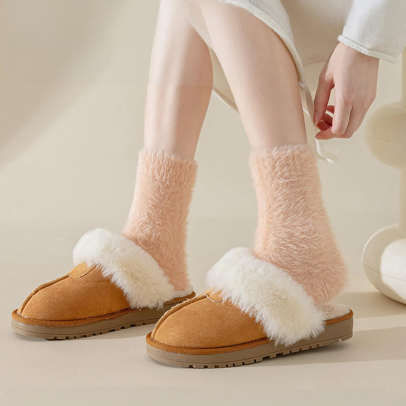 Schlafsocken in Unifarben und vielseitigem Stil (3 Paar) - image 10