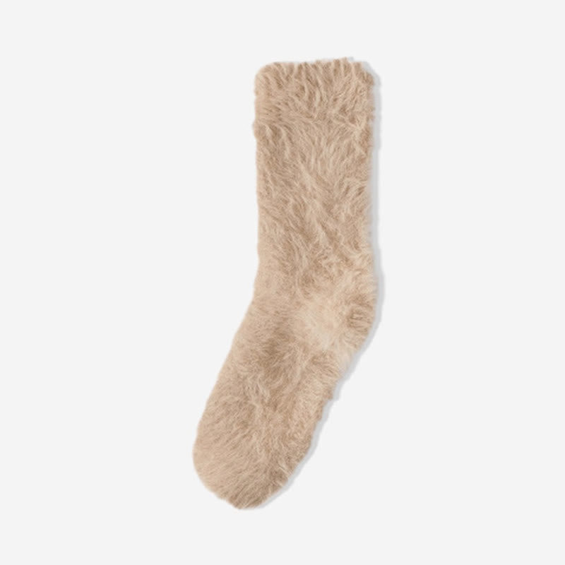 Dicke, flauschige Schlafsocken (3 Paar) - Khaki - EU36-39 (US3-6) - image 10