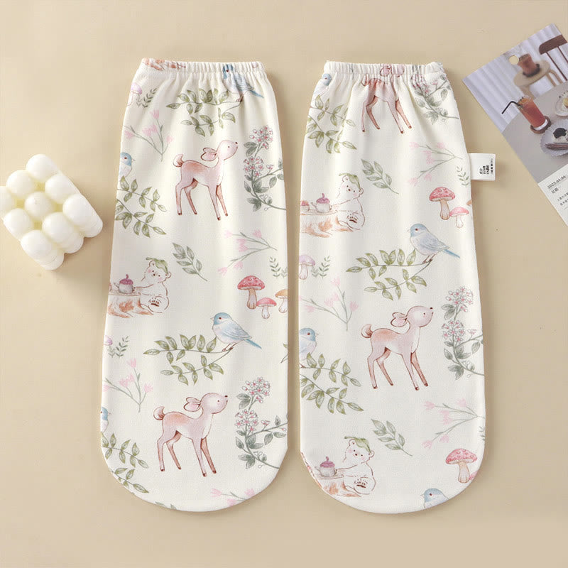 Wolkenweiche Baumwoll-Schlafsocken (2 Paar) - Weiß - Einheitsgröße - image 3