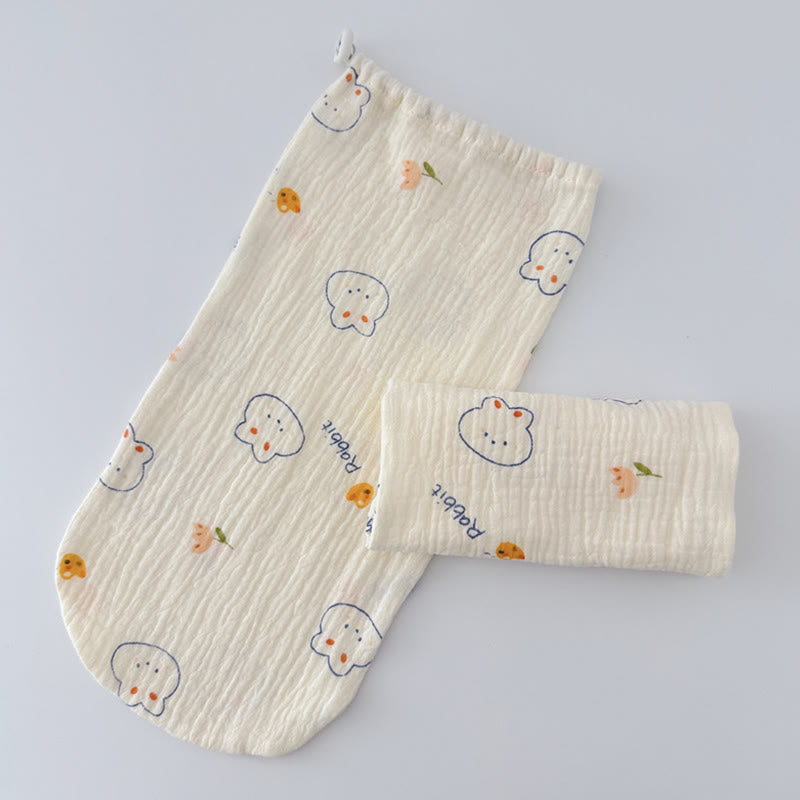 Verstellbare, hautfreundliche Schlafsocken aus Baumwolle - Kaninchen - L - image 2