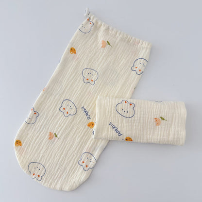 Verstellbare, hautfreundliche Schlafsocken aus Baumwolle - Kaninchen - L - image 2