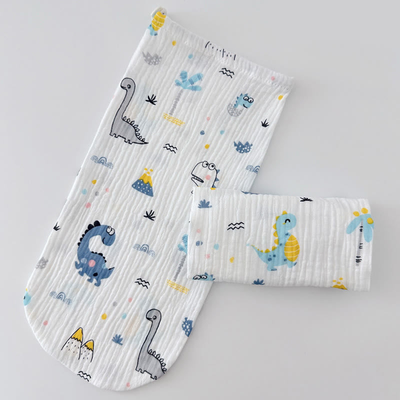 Verstellbare, hautfreundliche Schlafsocken aus Baumwolle - Weiß - L - image 1