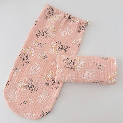 Verstellbare, hautfreundliche Schlafsocken aus Baumwolle - Rosa - L - image 5