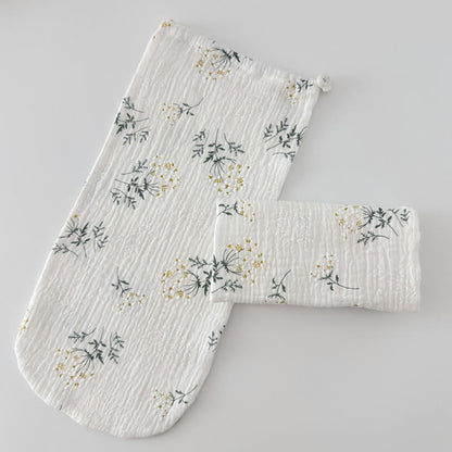 Verstellbare, hautfreundliche Schlafsocken aus Baumwolle - Blume - L - image 3