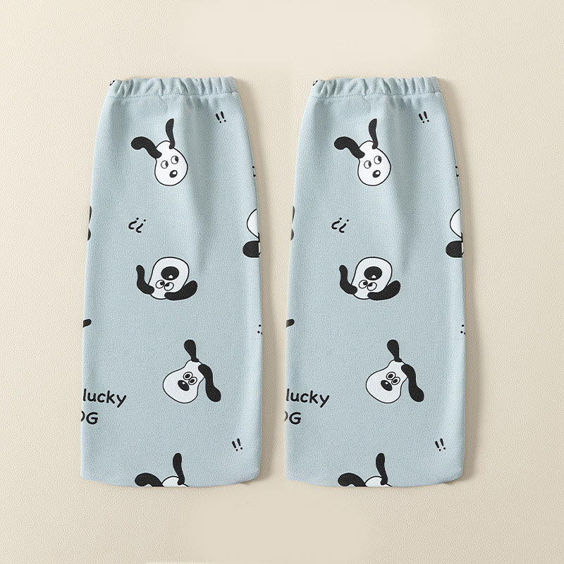 Weiche Baumwollschlafsocken für die ganze Nacht - Blau - EU36-39 (US3-6) - image 11