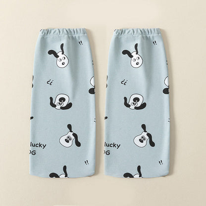 Weiche Baumwollschlafsocken für die ganze Nacht - Blau - EU36-39 (US3-6) - image 11