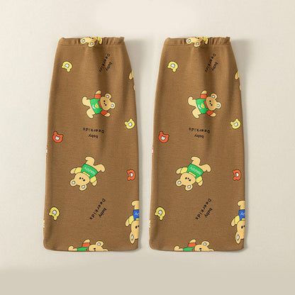 Weiche Baumwollschlafsocken für die ganze Nacht - Braun - EU36-39 (US3-6) - image 14