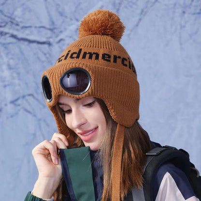 Winddichte, warme Mütze mit Skibrille - image 9