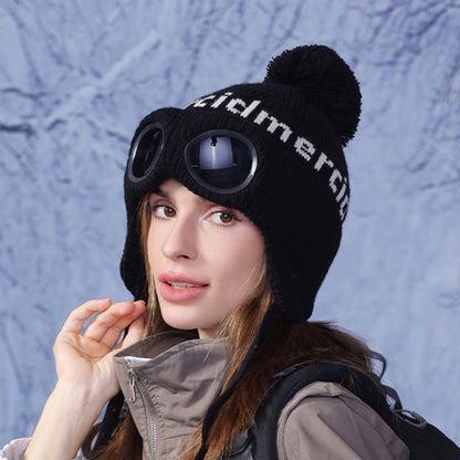Winddichte, warme Mütze mit Skibrille - image 4