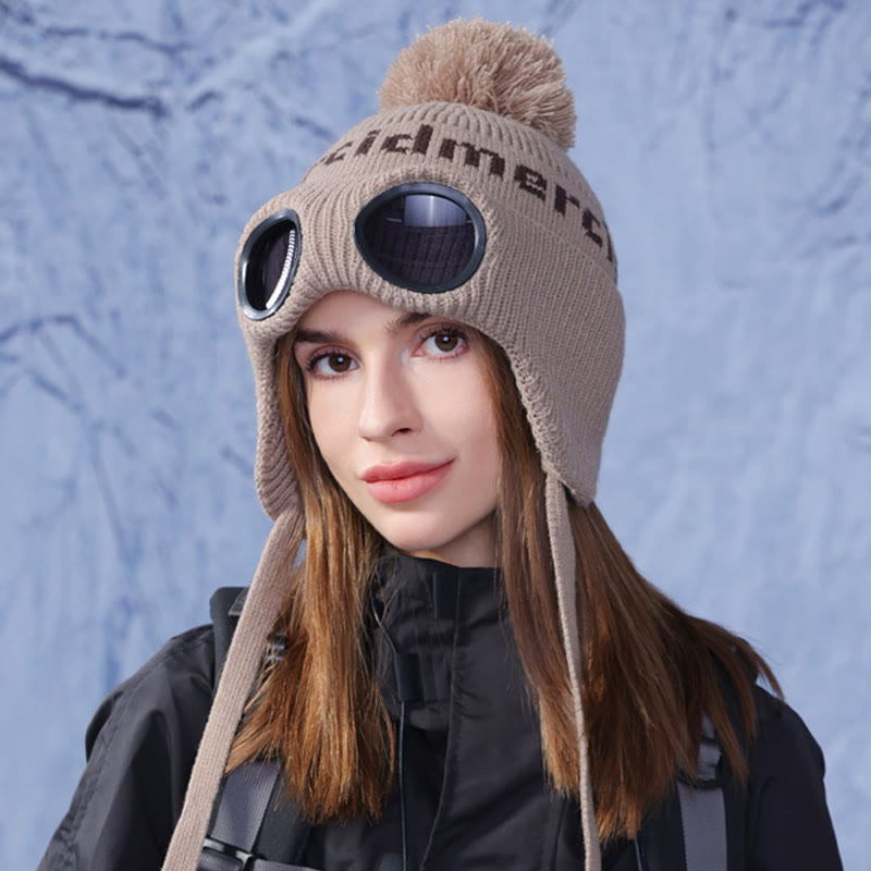 Winddichte, warme Mütze mit Skibrille - image 14