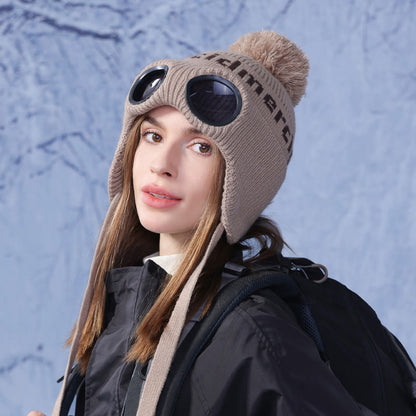 Winddichte, warme Mütze mit Skibrille - image 13