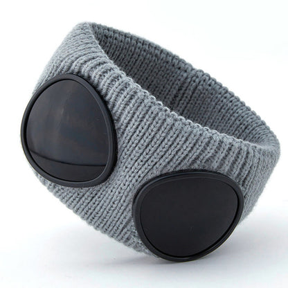 Einfarbiges Stirnband mit Schutzbrille - Grau - Einheitsgröße - image 10