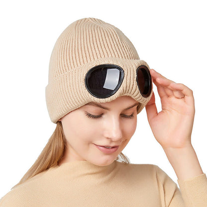 Warmhaltende Mütze mit Schutzbrille - image 5