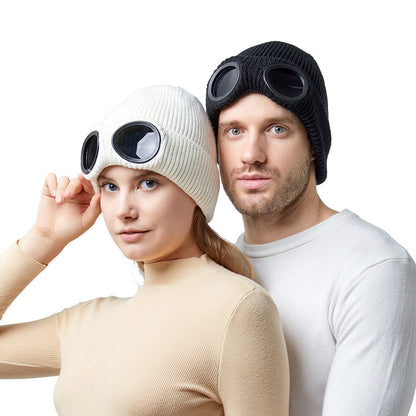 Warmhaltende Mütze mit Schutzbrille - image 2