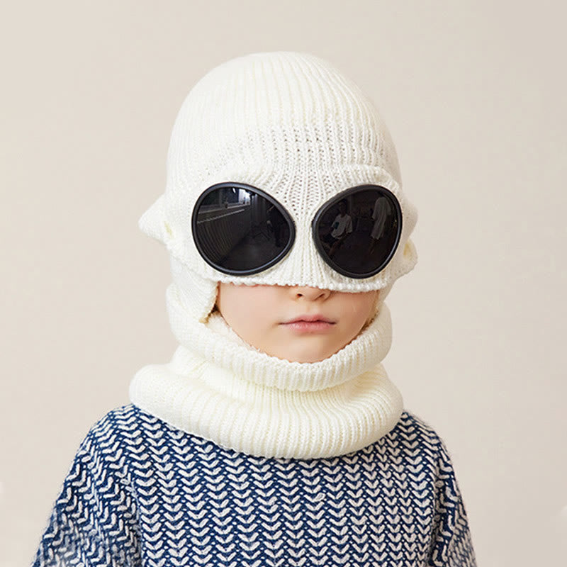 Unisex-Schalmütze mit Schutzbrille - image 2