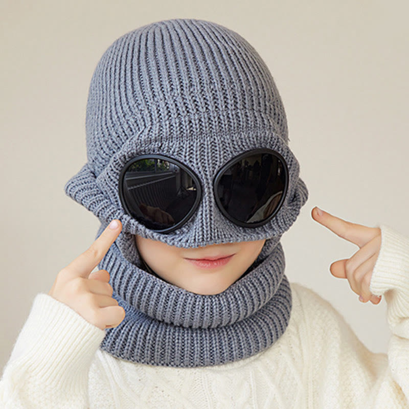 Unisex-Schalmütze mit Schutzbrille - image 13