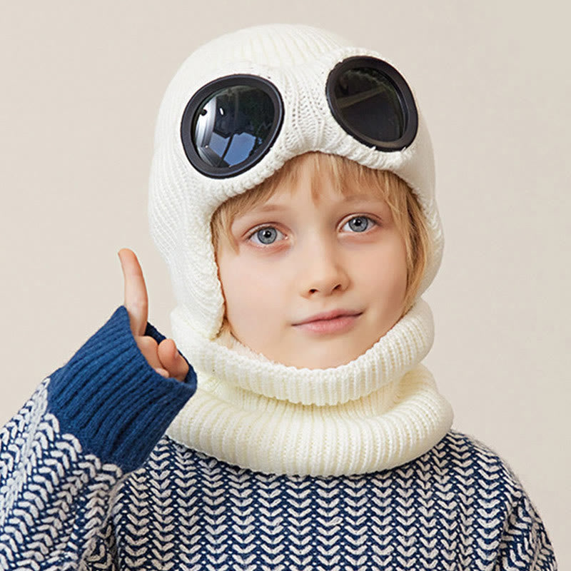 Unisex-Schalmütze mit Schutzbrille - image 1
