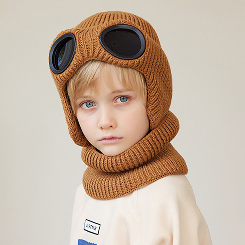 Unisex-Schalmütze mit Schutzbrille - image 7