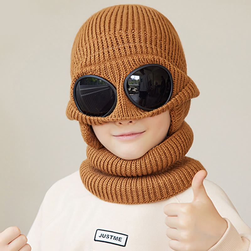 Unisex-Schalmütze mit Schutzbrille - image 8