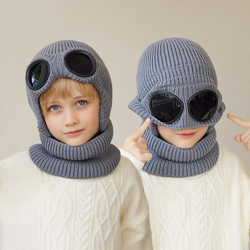 Unisex-Schalmütze mit Schutzbrille - image 0