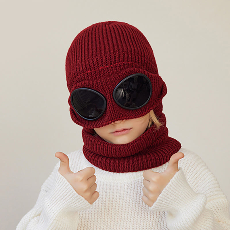 Unisex-Schalmütze mit Schutzbrille - image 6