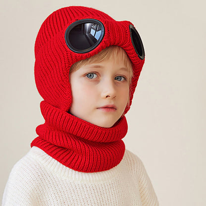 Unisex-Schalmütze mit Schutzbrille - image 3