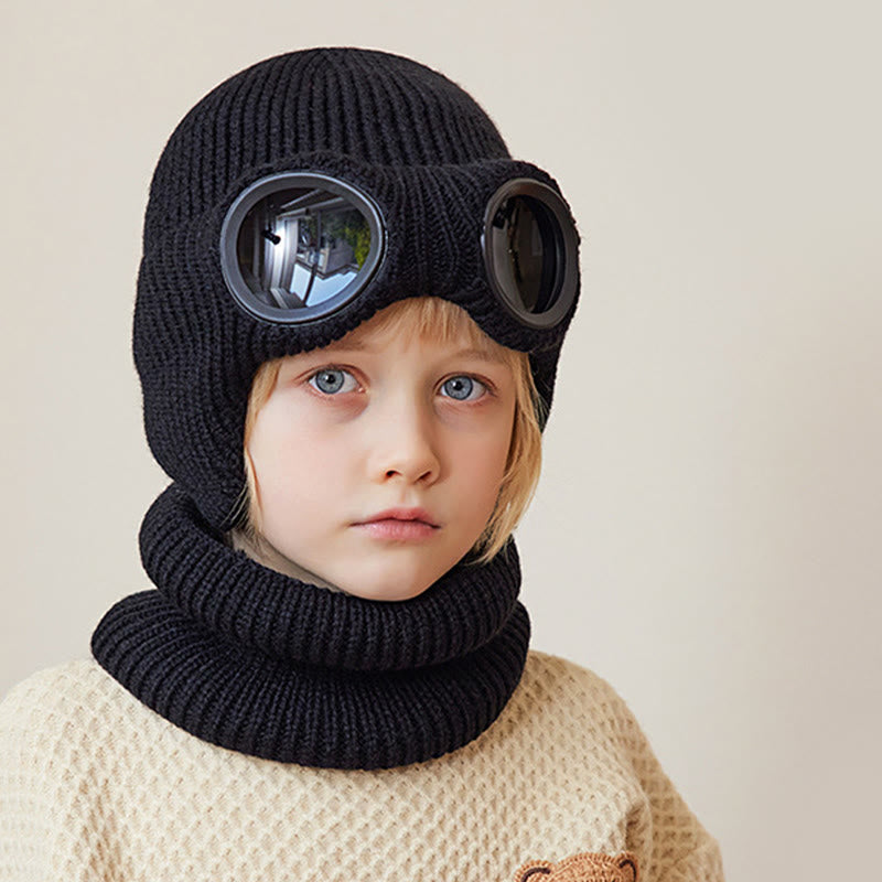 Unisex-Schalmütze mit Schutzbrille - image 9