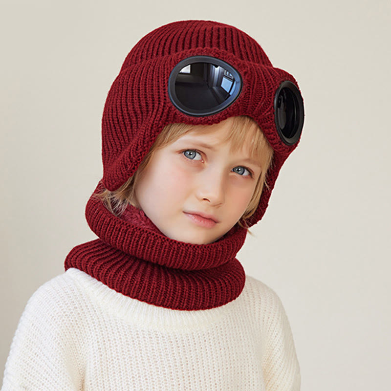 Unisex-Schalmütze mit Schutzbrille - image 5