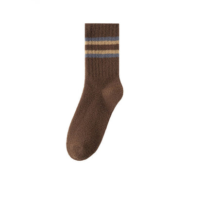 Zweifarbige Viertelstrümpfe für Parallelbarren (3 Paar) - Kaffee - EU39-44 (US6-10) - image 15