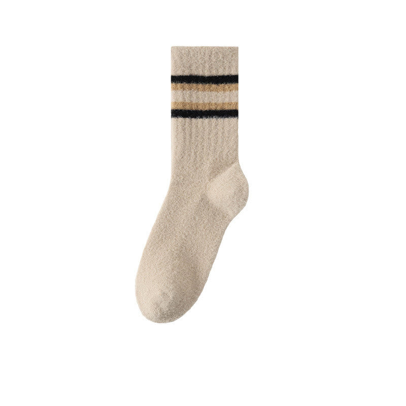 Zweifarbige Viertelstrümpfe für Parallelbarren (3 Paar) - Khaki - EU39-44 (US6-10) - image 13